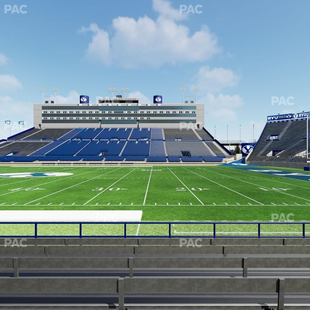 LaVell Edwards Stadium - Section 33 Wc Seat View