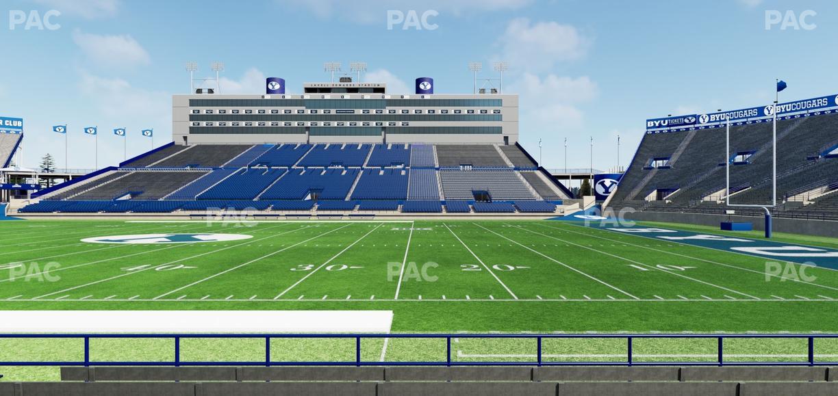 LaVell Edwards Stadium - Section 33 Wc Seat View