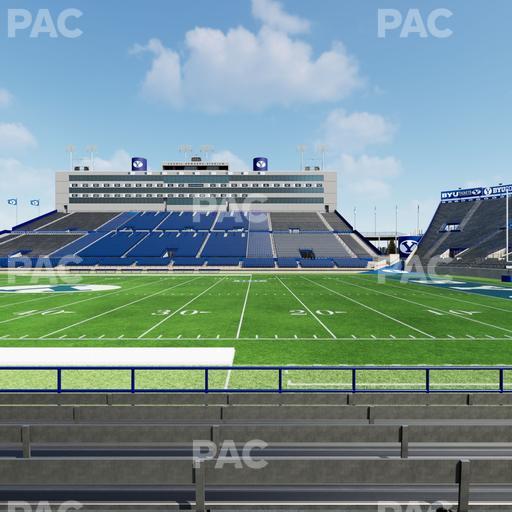 LaVell Edwards Stadium - Section 33 Wc Seat View