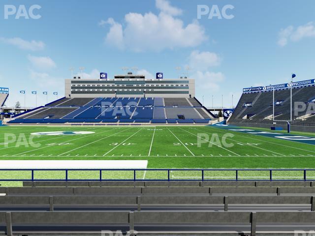 LaVell Edwards Stadium - Section 33 Wc Seat View