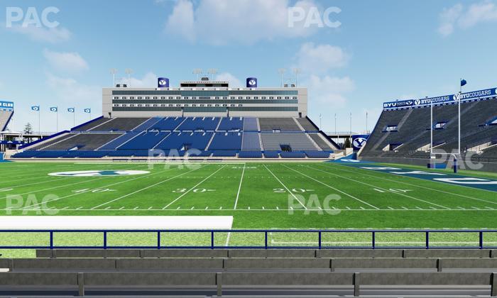 LaVell Edwards Stadium - Section 33 Wc Seat View