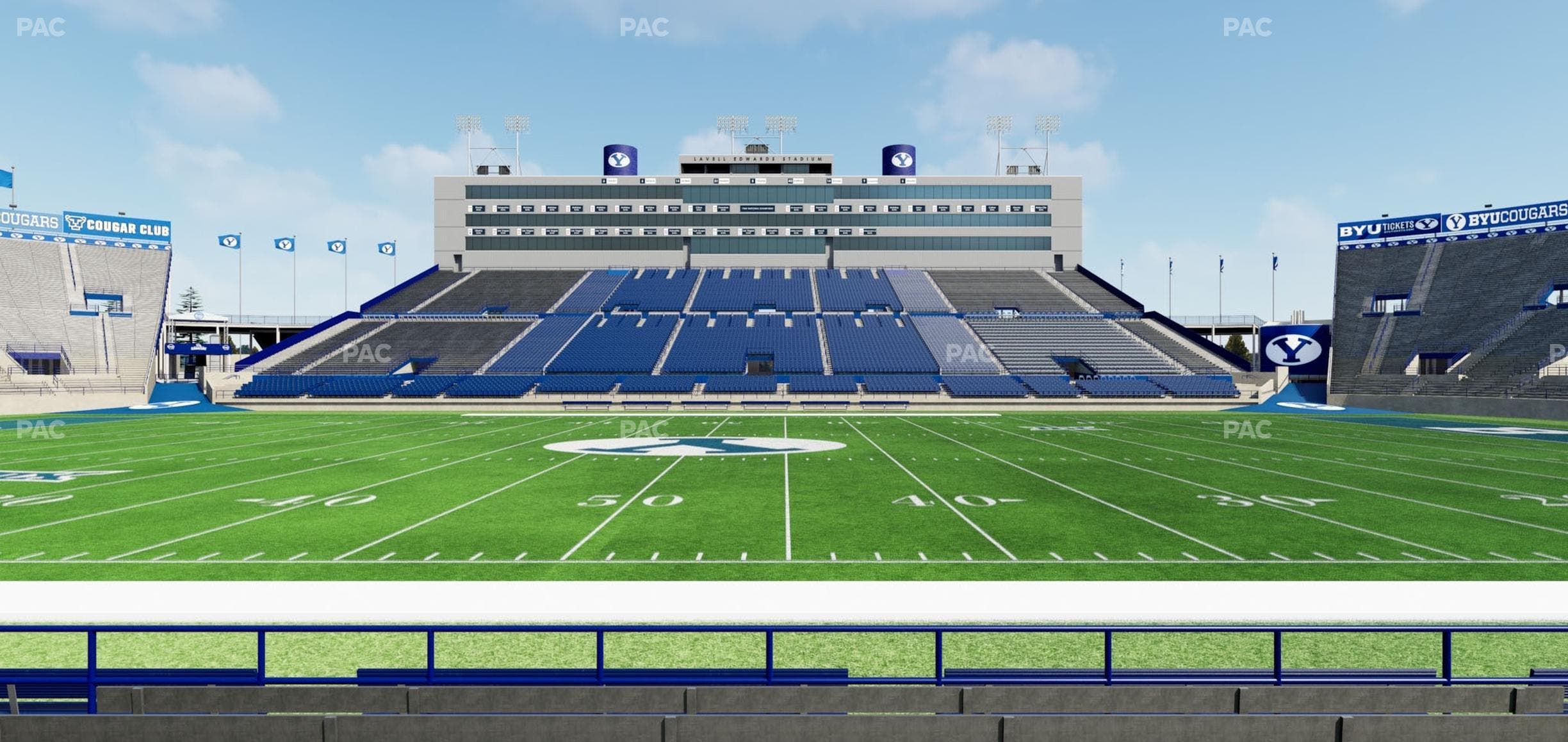 LaVell Edwards Stadium - Section 34 B Wc Seat View