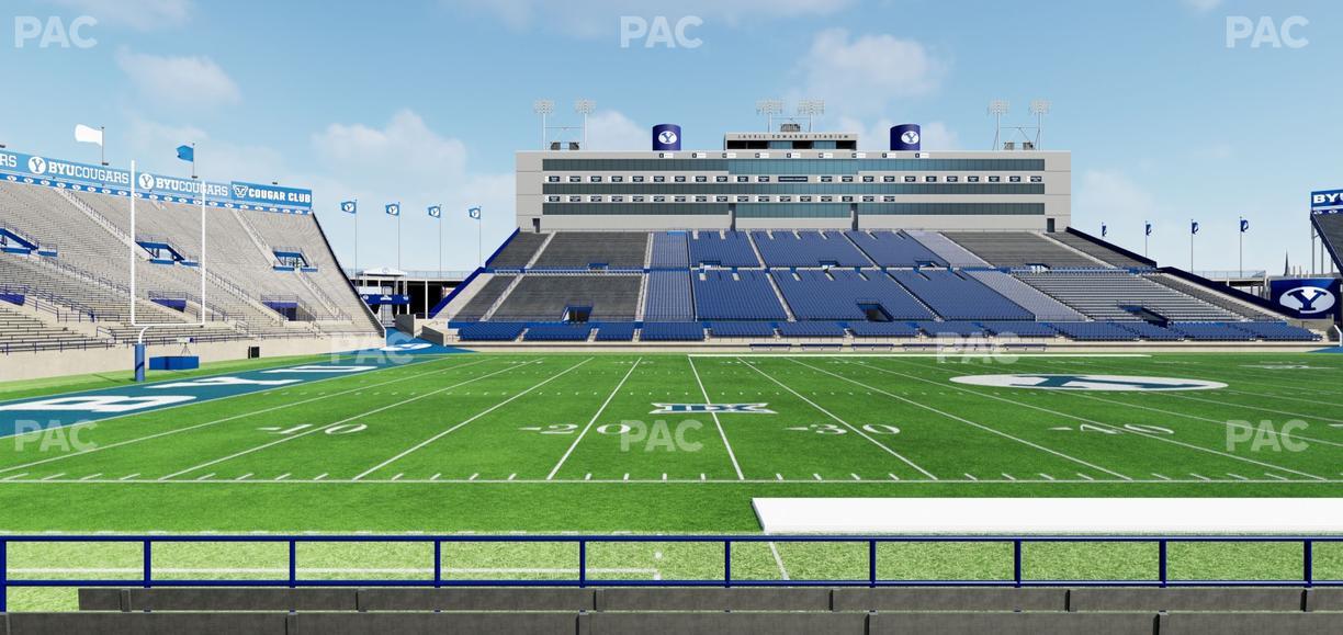 LaVell Edwards Stadium - Section 35 Wc Seat View