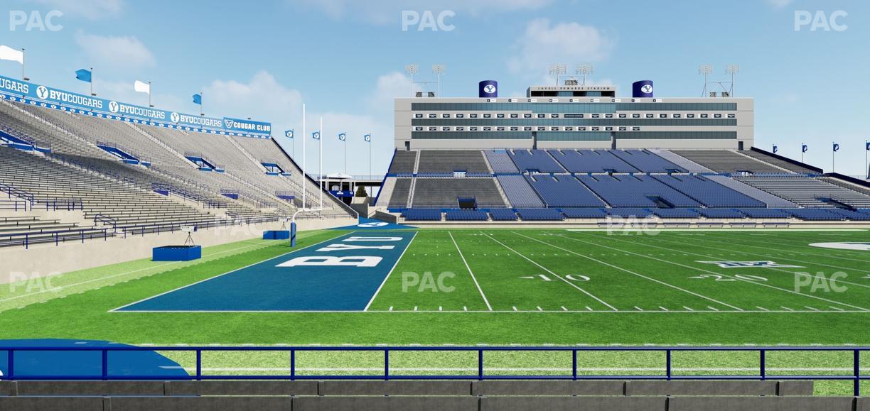 LaVell Edwards Stadium - Section 36 Wc Seat View