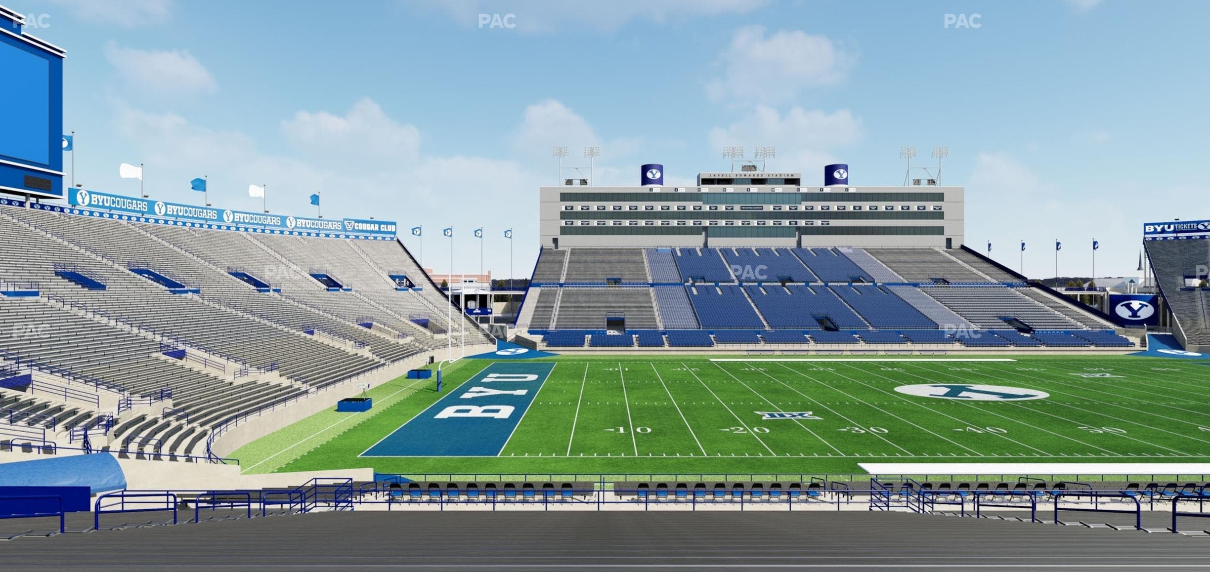 LaVell Edwards Stadium - Section 36 Seat View