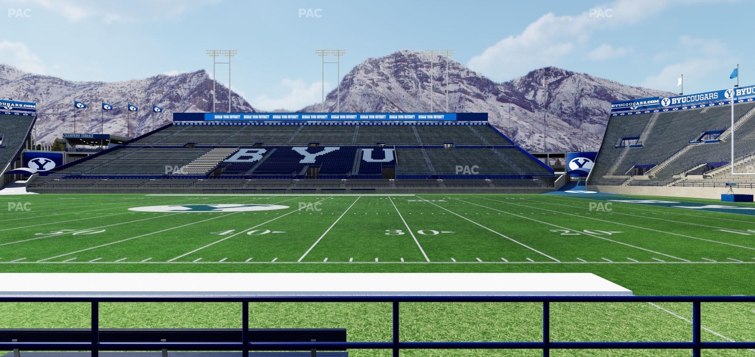 LaVell Edwards Stadium - Section 4 Seat View
