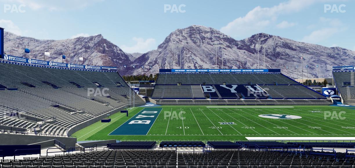 LaVell Edwards Stadium - Section 8 A Wc Seat View