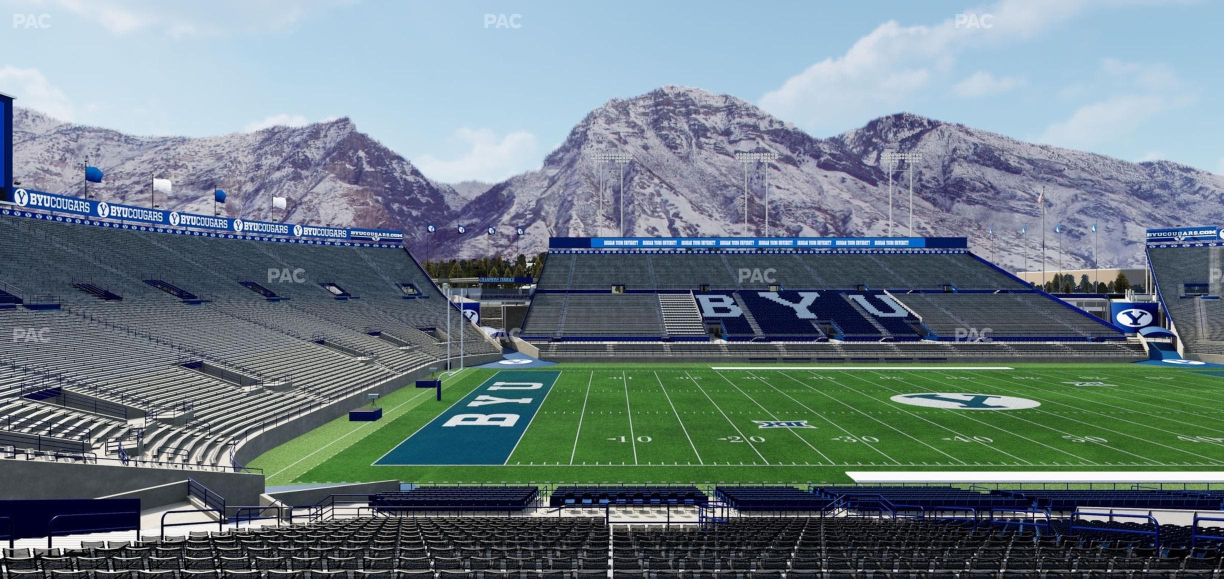 LaVell Edwards Stadium - Section 8 A Wc Seat View