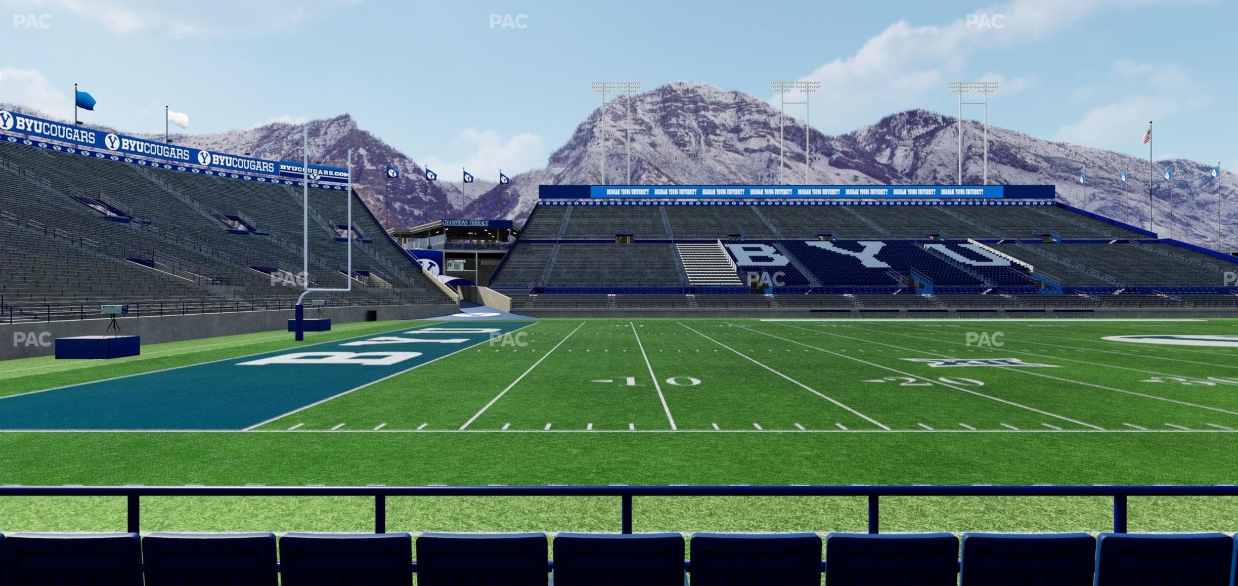 LaVell Edwards Stadium - Section 8 C Seat View