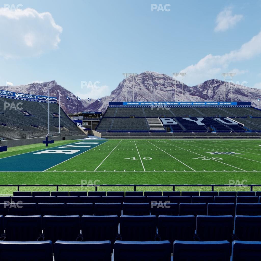 LaVell Edwards Stadium - Section 8 Wc Seat View