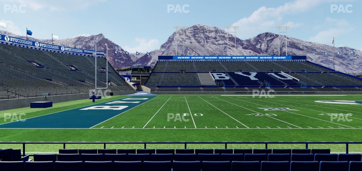 LaVell Edwards Stadium - Section 8 Wc Seat View