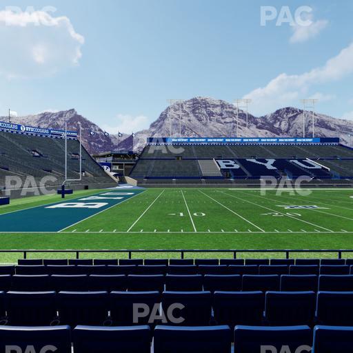 LaVell Edwards Stadium - Section 8 Wc Seat View