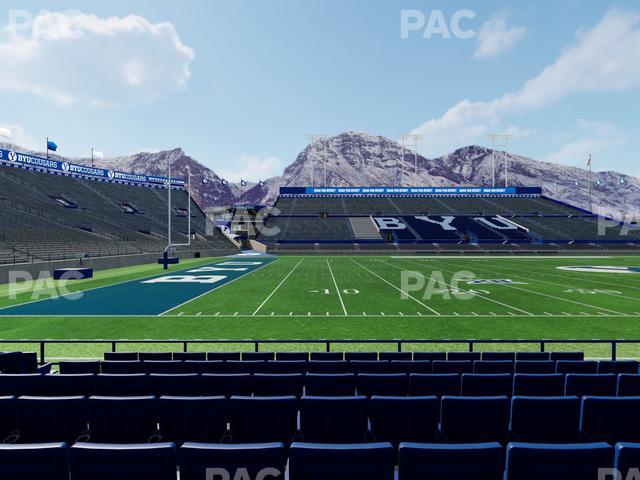 LaVell Edwards Stadium - Section 8 Wc Seat View