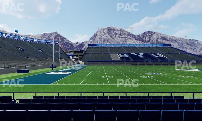 LaVell Edwards Stadium - Section 8 Wc Seat View