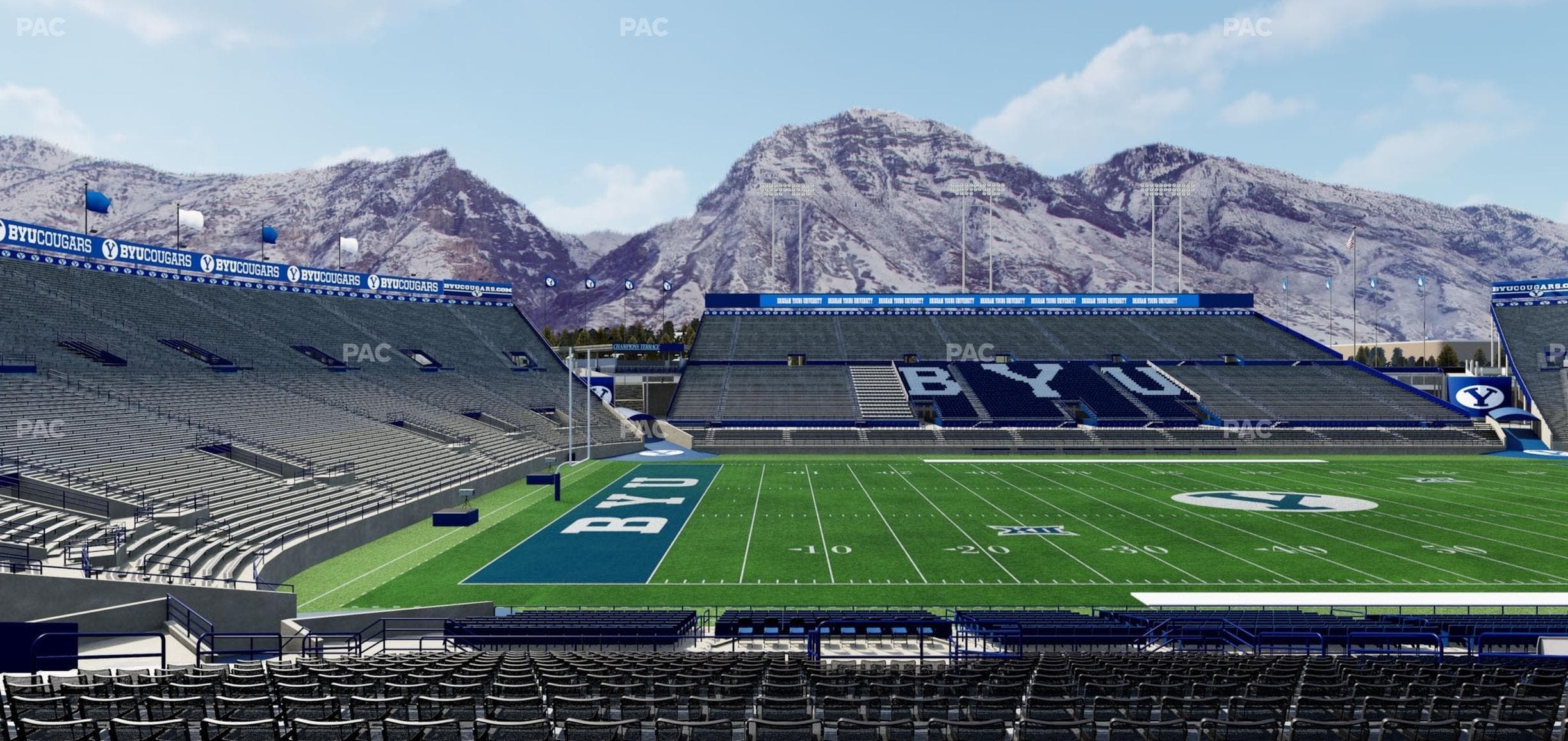 LaVell Edwards Stadium - Section 8 Seat View