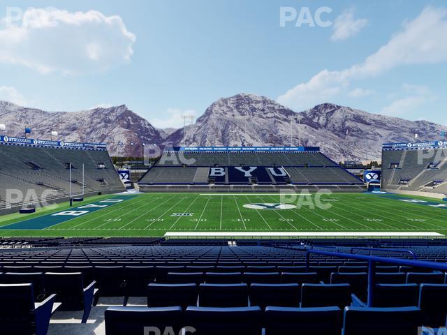 LaVell Edwards Stadium - Section Plaza Boxes Seat View
