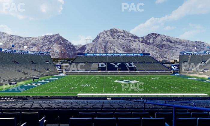 LaVell Edwards Stadium - Section Plaza Boxes Seat View