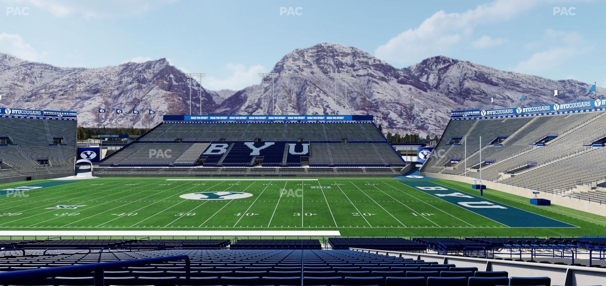 LaVell Edwards Stadium - Section Plaza Boxes Seat View