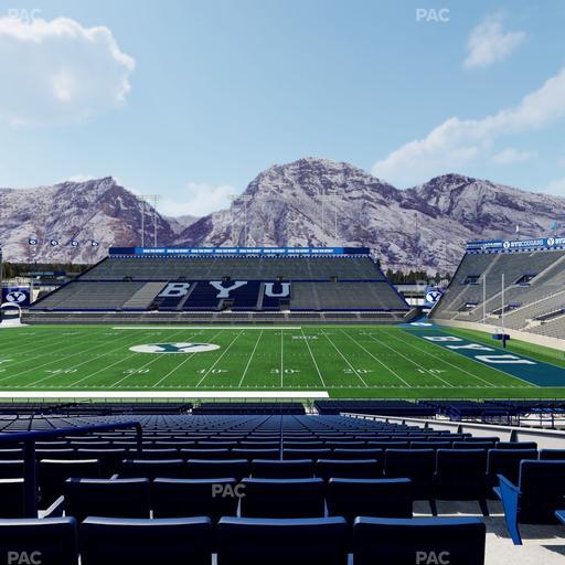 LaVell Edwards Stadium - Section Plaza Boxes Seat View