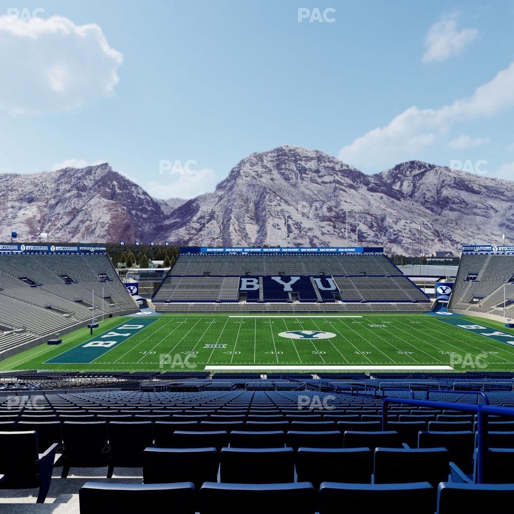 LaVell Edwards Stadium - Section Upper Boxes Seat View