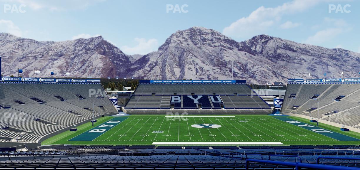 LaVell Edwards Stadium - Section Upper Boxes Seat View