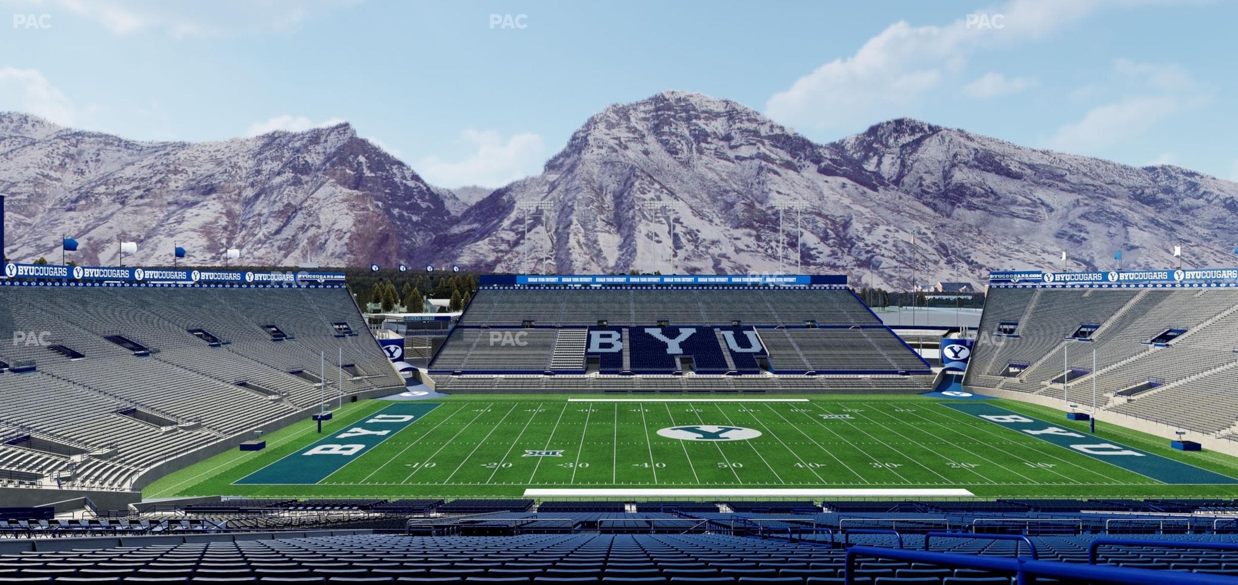 LaVell Edwards Stadium - Section Upper Boxes Seat View