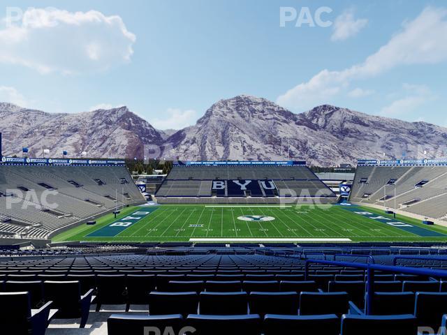 LaVell Edwards Stadium - Section Upper Boxes Seat View