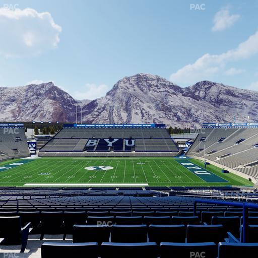 LaVell Edwards Stadium - Section Upper Boxes Seat View