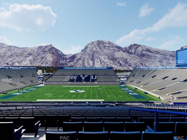 LaVell Edwards Stadium - Section Upper Boxes Seat View