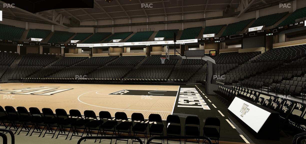 Lawrence Joel Veterans Memorial Coliseum - Section 105 Seat View