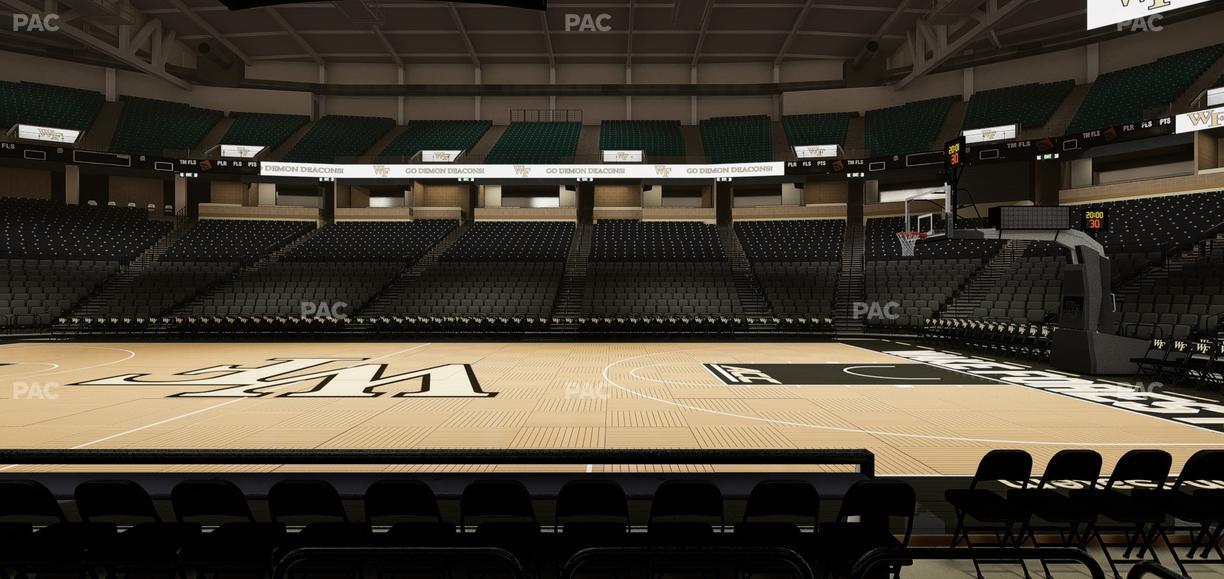 Lawrence Joel Veterans Memorial Coliseum - Section 106 Seat View