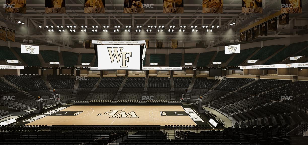 Lawrence Joel Veterans Memorial Coliseum - Section 106 Seat View