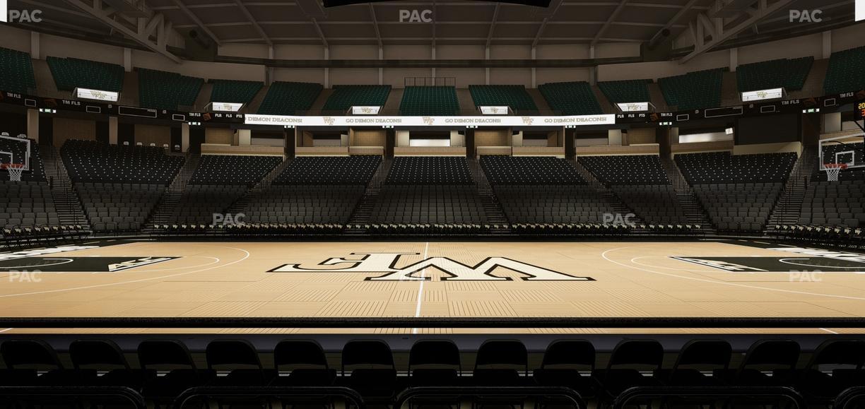 Lawrence Joel Veterans Memorial Coliseum - Section 107 Seat View
