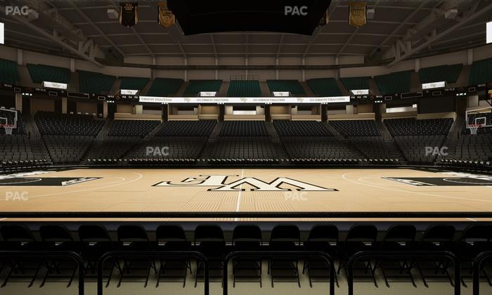 Lawrence Joel Veterans Memorial Coliseum - Section 107 Seat View