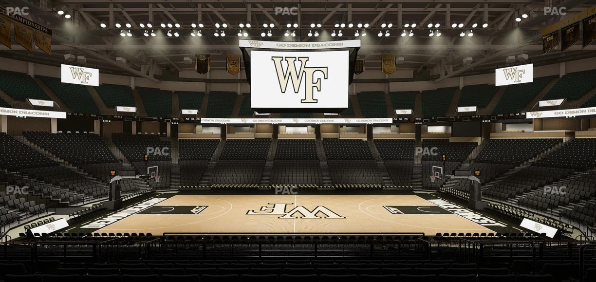 Lawrence Joel Veterans Memorial Coliseum - Section 107 Seat View