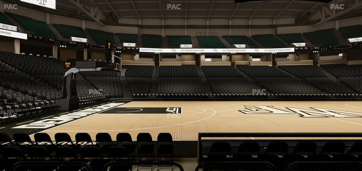 Lawrence Joel Veterans Memorial Coliseum - Section 108 Seat View