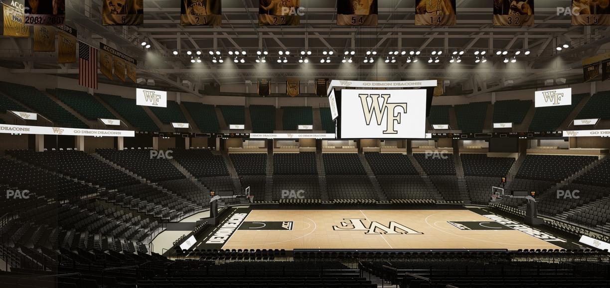 Lawrence Joel Veterans Memorial Coliseum - Section 108 Seat View