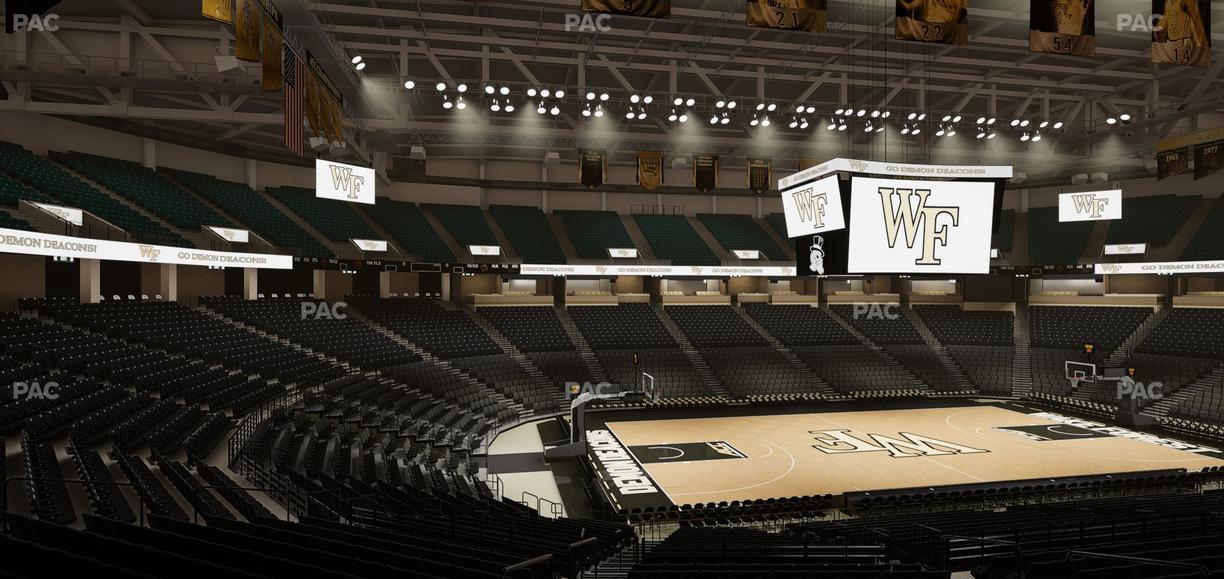 Lawrence Joel Veterans Memorial Coliseum - Section 109 Seat View