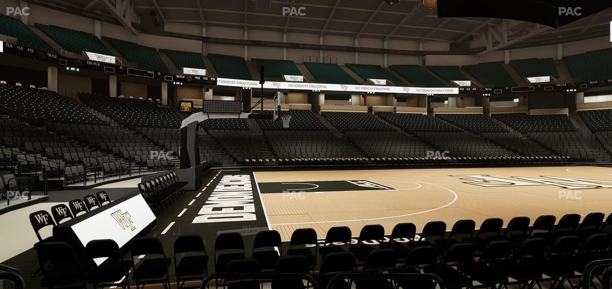 Lawrence Joel Veterans Memorial Coliseum - Section 109 Seat View