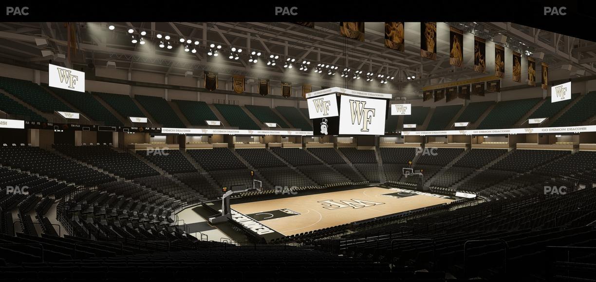Lawrence Joel Veterans Memorial Coliseum - Section 110 Seat View