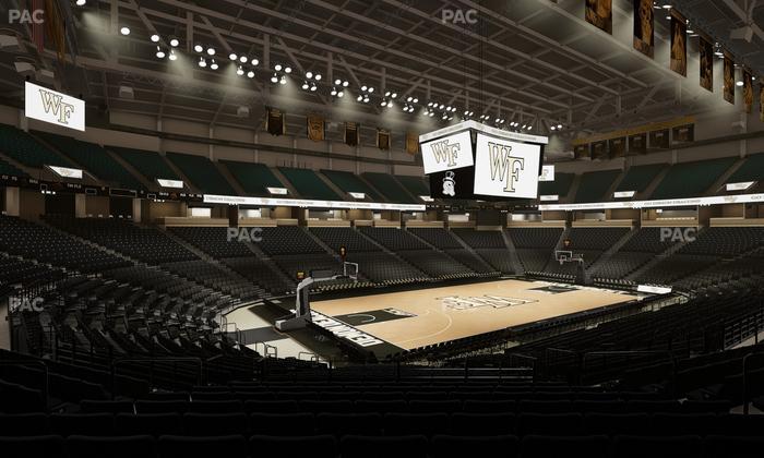 Lawrence Joel Veterans Memorial Coliseum - Section 110 Seat View