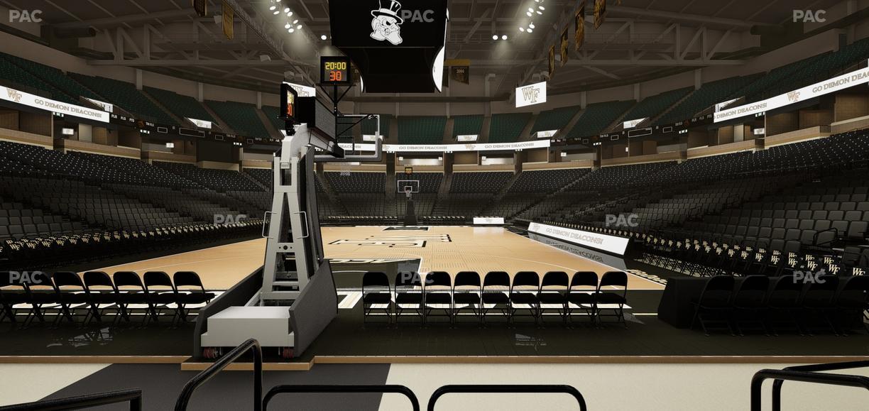 Lawrence Joel Veterans Memorial Coliseum - Section 113 Seat View