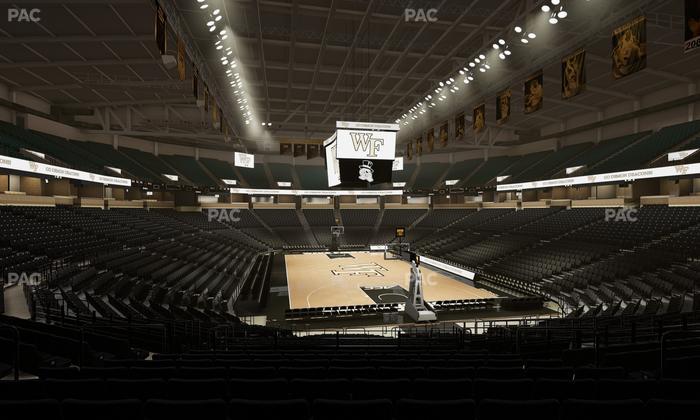 Lawrence Joel Veterans Memorial Coliseum - Section 114 Seat View