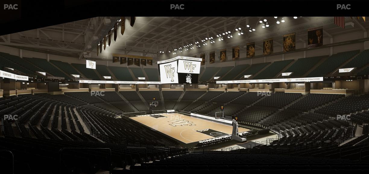 Lawrence Joel Veterans Memorial Coliseum - Section 115 Seat View
