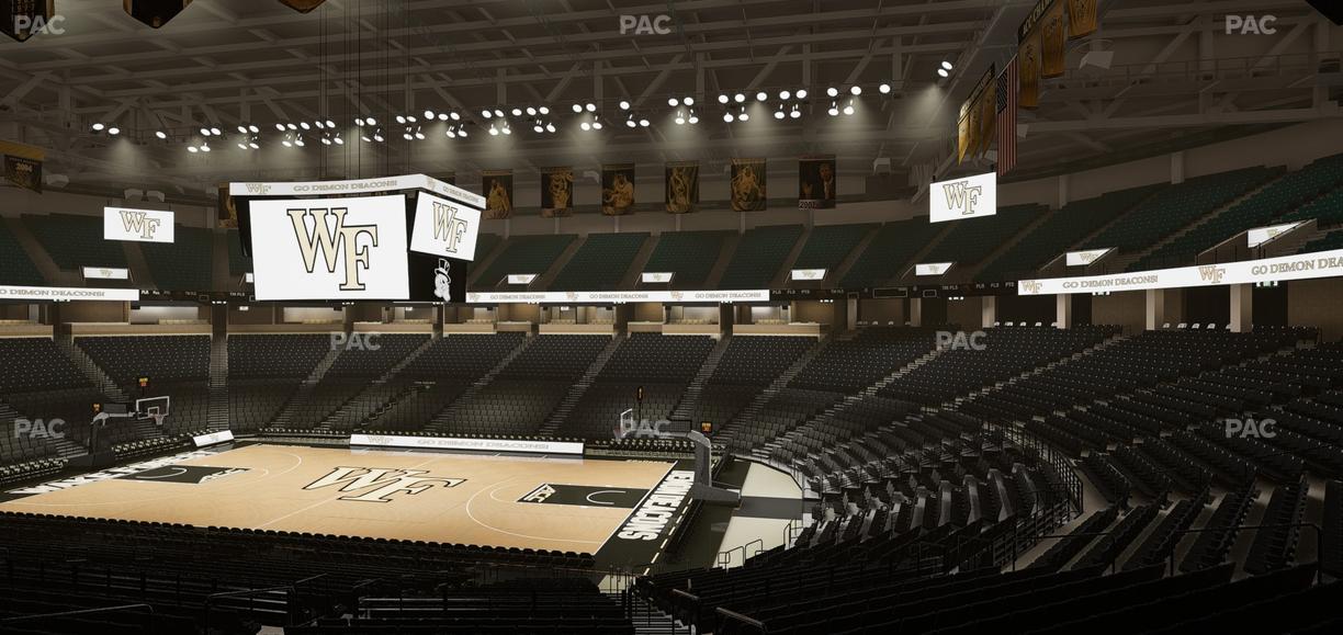 Lawrence Joel Veterans Memorial Coliseum - Section 117 Seat View