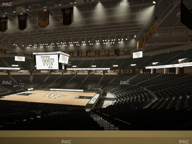 Lawrence Joel Veterans Memorial Coliseum - Section 117 Seat View