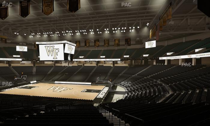 Lawrence Joel Veterans Memorial Coliseum - Section 117 Seat View