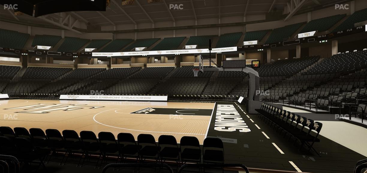 Lawrence Joel Veterans Memorial Coliseum - Section 117 Seat View