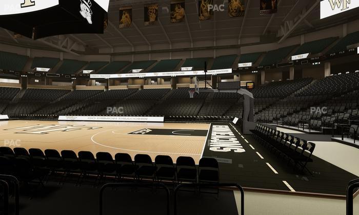 Lawrence Joel Veterans Memorial Coliseum - Section 117 Seat View