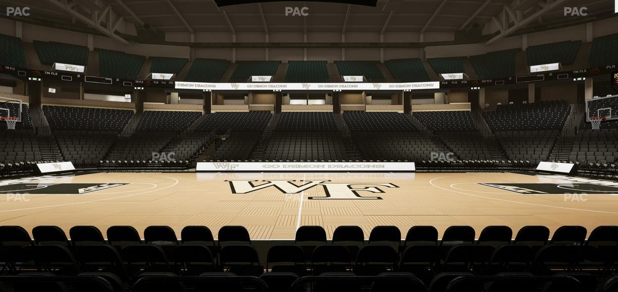 Lawrence Joel Veterans Memorial Coliseum - Section 119 Seat View